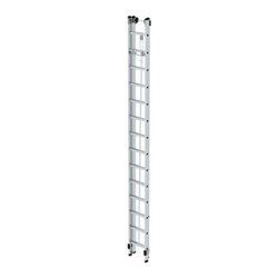 MUNK Aluminium-Seilzugleiter 2-teilig 2 x 14 Sprossen