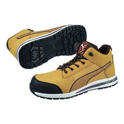 Sicherheitsstiefel Dash Wheat Mid braun Leder S3 HRO SRC EN20345 PUMA