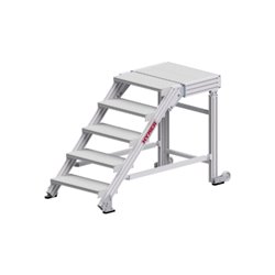 Hymer Treppenpodest, Stufenbreite 600 mm, 5 Stufen