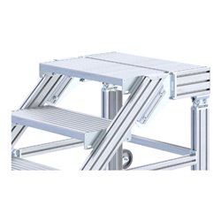 Hymer Treppenpodest, Stufenbreite 600 mm, 3 Stufen