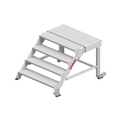 Hymer Treppenpodest, Stufenbreite 1000 mm, 4 Stufen