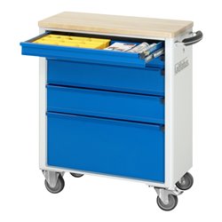 Rau Werkzeugwagen mit 5 Schubladen Buche BxTxH 700x350x860mm