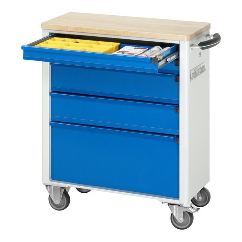 Rau Werkzeugwagen mit 5 Schubladen Buche BxTxH 700x350x860mm