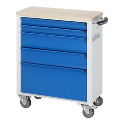 Rau Werkzeugwagen mit 5 Schubladen Buche BxTxH 700x350x860mm