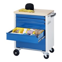 Rau Werkzeugwagen mit 5 Schubladen Buche BxTxH 700x500x860mm