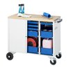 Rau Werkzeugwagen mit 5 Schubladen Buche BxTxH 1025x520x890mm