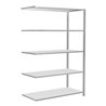 Schulte Anbauregal Steckregal MULTIplus150 2000 x 1300 x 600 mm 5 Fachböden Kreuzstrebe RAL 7035 lichtgrau