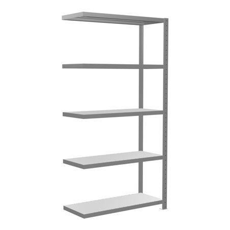 Schulte Anbauregal Steckregal MULTIplus330 2000 x 1000 x 400 mm 5 Fachböden Kreuzstrebe verzinkt