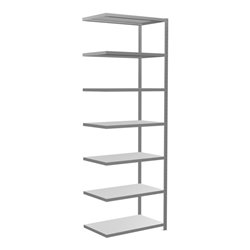 Schulte Anbauregal Steckregal MULTIplus330 3000 x 1000 x 600 mm 7 Fachböden Kreuzstrebe verzinkt