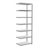 Schulte Anbauregal Steckregal MULTIplus330 3000 x 1000 x 600 mm 7 Fachböden Kreuzstrebe verzinkt
