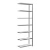 Schulte Anbauregal Steckregal MULTIplus330 3000 x 1000 x 400 mm 7 Fachböden Kreuzstrebe verzinkt