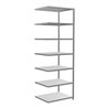 Schulte Anbauregal Steckregal MULTIplus330 3000 x 1000 x 800 mm 7 Fachböden Kreuzstrebe verzinkt