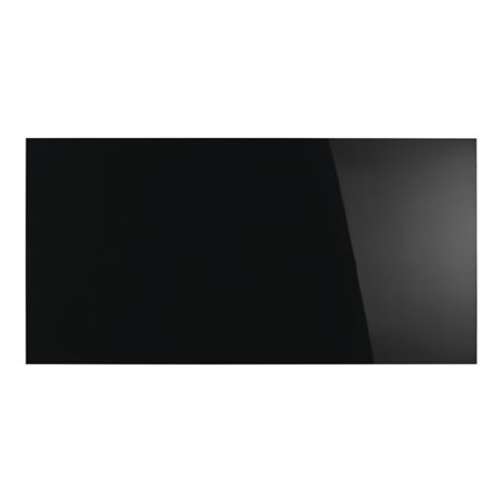 Magnetoplan Design-Glasboard, magnetisch, 2000 x 1000 mm, tief-schwarz