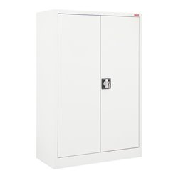 STIER Beistellschrank mit 2 Fachböden 1200x920x420mm lichtgrau verschweißt