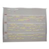 Eichner VISIPLAN-Tafel ohne Raster, 73 Schienen 160 x 130 cm