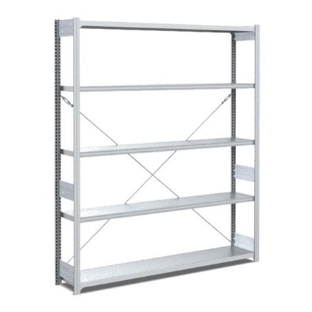 Bito Fachbodenregal Typ:L L1358xH2000xT324 mm, Grundfeld 100 kg verzinkt