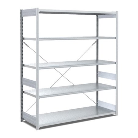 Bito Fachbodenregal Typ:L L1358xH2000xT624 mm, Grundfeld 100 kg verzinkt