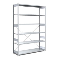 Bito Fachbodenregal Typ:L L1358xH2500xT524 mm, Grundfeld 100 kg verzinkt