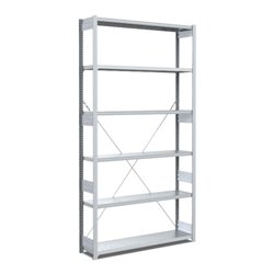 Bito Fachbodenregal Typ:L L1058xH2500xT324 mm, Grundfeld 100 kg verzinkt