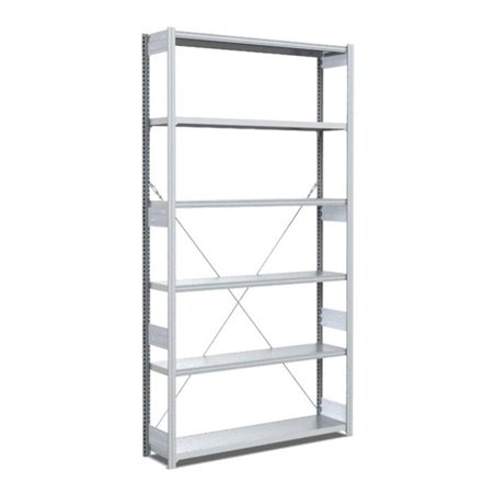 Bito Fachbodenregal Typ:L L1058xH2500xT324 mm, Grundfeld 100 kg verzinkt