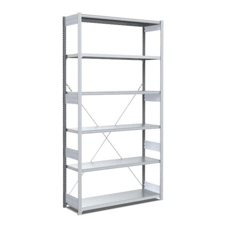 Bito Fachbodenregal Typ:L L1058xH2500xT424 mm, Grundfeld 100 kg verzinkt