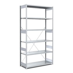 Bito Fachbodenregal Typ:L L1058xH2500xT524 mm, Grundfeld 100 kg verzinkt