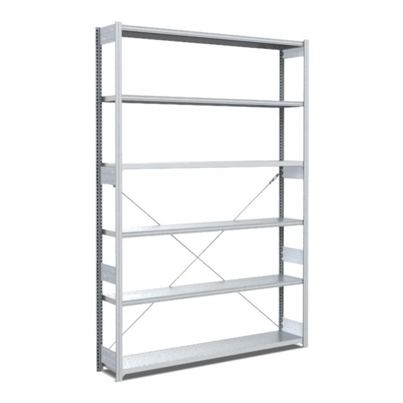 Bito Fachbodenregal Typ:L L1358xH2500xT324 mm, Grundfeld 100 kg verzinkt