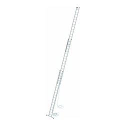 MUNK Aluminium-Seilzugleiter 3-teilig nivello®-Traverse 3 x 18 Sprossen