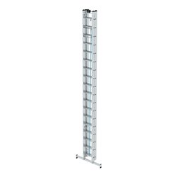 MUNK Aluminium-Seilzugleiter 3-teilig nivello®-Traverse 3 x 18 Sprossen