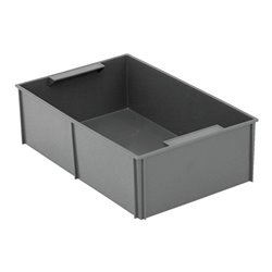 Bito Einsatzkästen EEK35268 für Kleinladungsträger B 358 mm x H 85 mm x T 263 mm, schwarz