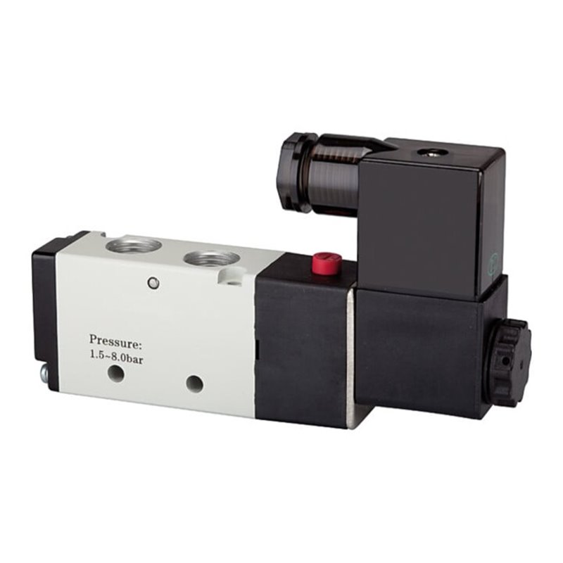 Riegler 5/2-Wegeventil elektropneu. »4V« monost., G 1/8, 24VDC, 750l/min