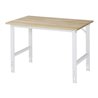 Rau Arbeitstisch MDF BxTxH 1250x800x760-1080mm