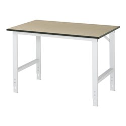 Rau Arbeitstisch MDF BxTxH 1250x800x760-1080mm