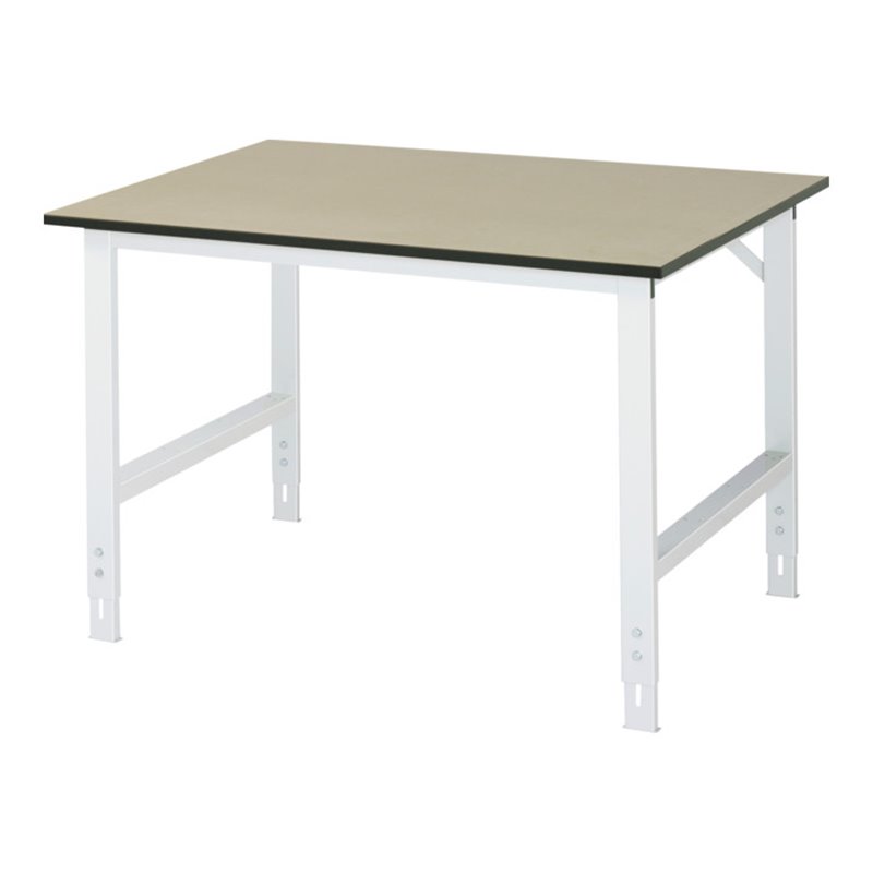 Rau Arbeitstisch MDF BxTxH 1250x1000x760-1080mm