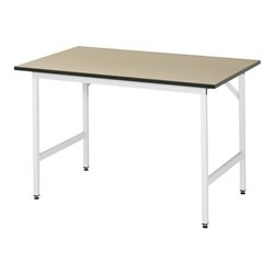 Rau Arbeitstisch MDF BxTxH 1250x800x800-850mm