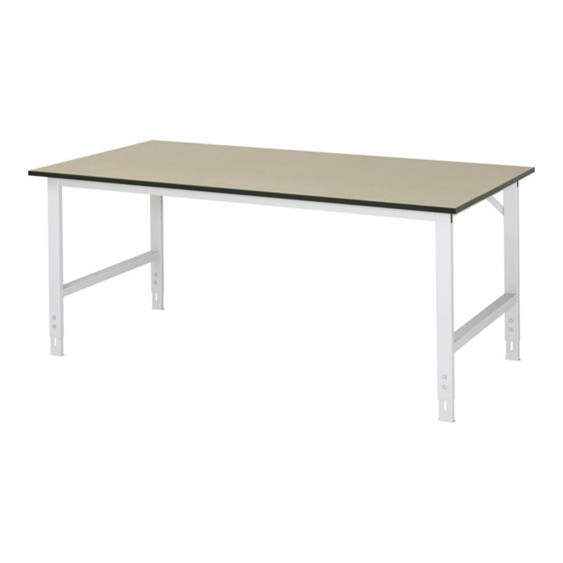 Rau Arbeitstisch MDF BxTxH 2000x1000x760-1080mm