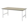 Rau Arbeitstisch MDF BxTxH 2000x1000x760-1080mm