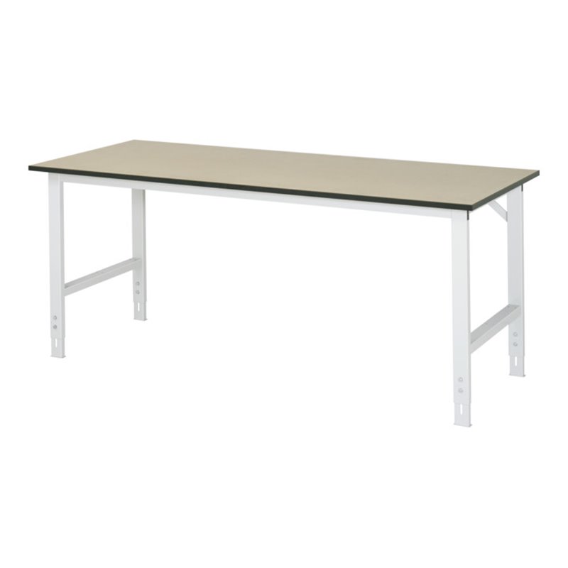 Rau Arbeitstisch MDF BxTxH 2000x800x760-1080mm