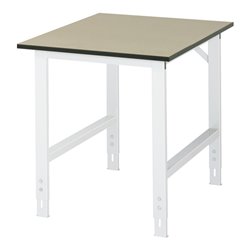 Rau Arbeitstisch MDF BxTxH 750x1000x760-1080mm