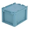 Bito Kleinladungsträger KLTD mit Deckel / KLTD43270 L400xB300xH270 mm, türkis