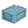 Bito Kleinladungsträger KLTD mit Deckel / KLTD43170 L400xB300xH170 mm, türkis