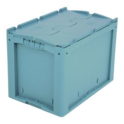 Bito Kleinladungsträger KLTD mit Deckel / KLTD64420 L600xB400xH420 mm, türkis