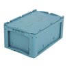 Bito Kleinladungsträger KLTD mit Deckel / KLTD64270 L600xB400xH270 mm, türkis