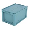 Bito Kleinladungsträger KLTD mit Deckel / KLTD64320 L600xB400xH320 mm, türkis