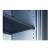 C+P Akten-Sideboard Omnispace mit Rollladen, 4 Ordnerhöhen, H1660xB800xT420mm Front Lichtgrau Korpus Lichtgrau