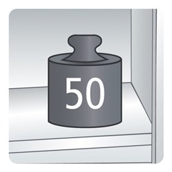 C+P Akten-Sideboard Omnispace mit Rollladen, 4 Ordnerhöhen, H1660xB800xT420mm Front Lichtgrau Korpus Lichtgrau