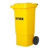 STIER 2-Rad-Müllgroßbehälter 80 l gelb BxTxH 445x520x939 mm