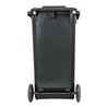 STIER 2-Rad-Müllgroßbehälter 240 l grau BxTxH 576x720x1067 mm
