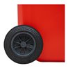 STIER 2-Rad-Müllgroßbehälter 120 l rot BxTxH 475x550x930 mm