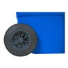 STIER 2-Rad-Müllgroßbehälter 120 l blau BxTxH 475x550x930 mm